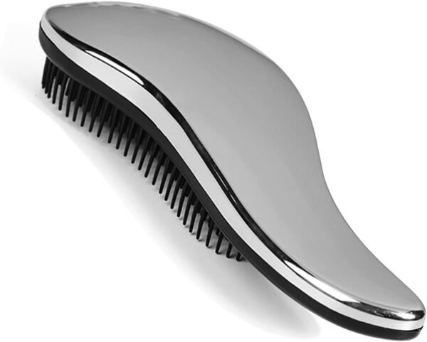 Hair Brush For Easy Comb silver sidabrinis plauku sepetys