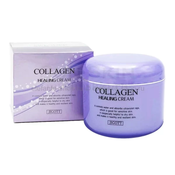 Jigott Collagen Healing Cream veido kremas gydomasis su kolagenu 100ml