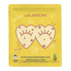La La Recipe Heart Goggle Brightening Mask Šviesinamoji Lakštinė Veido Kaukė, 7g