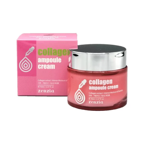 Zenzia Collagen Ampoule Cream Veido Kremas su Kolagenu 70ml