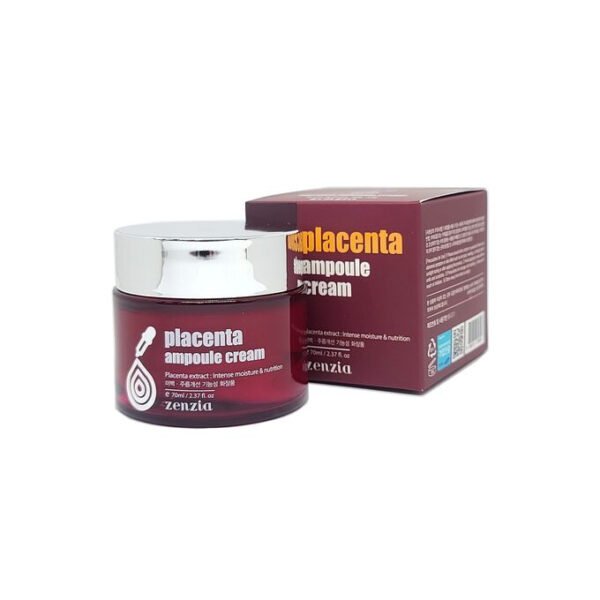 Zenzia Placenta Ampoule Cream Veido Kremas su Augaline Placenta, 70ml