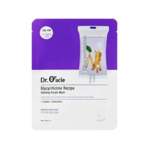 DR.ORACLE Glycyrrhizine Recipe Raminamoji Lakštinė Veido Kaukė, 25 ml