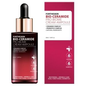 FORTHESKIN Bio-Ceramide Pro-Biome Cream Ampoule Veido Serumas su Keramidais, 50 ml