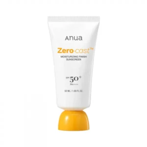 Anua Zero-Cast Moisturizing Finish Sunscreen – drėkinantis kremas nuo saulės, 50ml