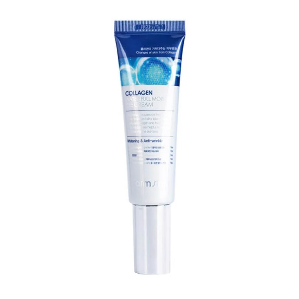 FarmStay Collagen Water Full Moist Rolling Eye Paakių Serumas, 25 ml