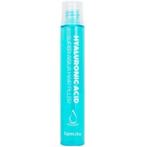 FarmStay Hyaluronic Acid Super Aqua Hair Filler Atstatomoji Plaukų Ampulė su Hialurono Rūgštimi, 13 ml
