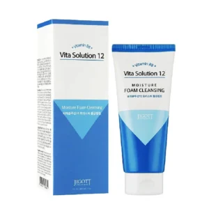 Jigott Vita Solution 12 Moisture Foam Cleansing Drėkinamasis Veido Prausiklis, 180ml
