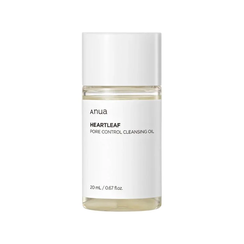 Anua Heartleaf Pore Control Cleansing Oil Mini – valomasis veido aliejus mini, 20 ml