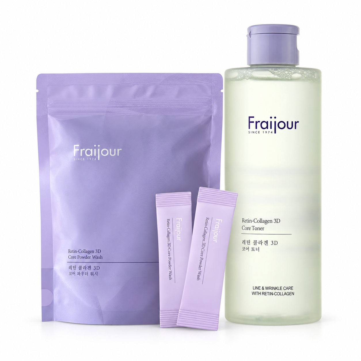 Fraijour Retin-Collagen 3D veido valymo ir tonizavimo rinkinys