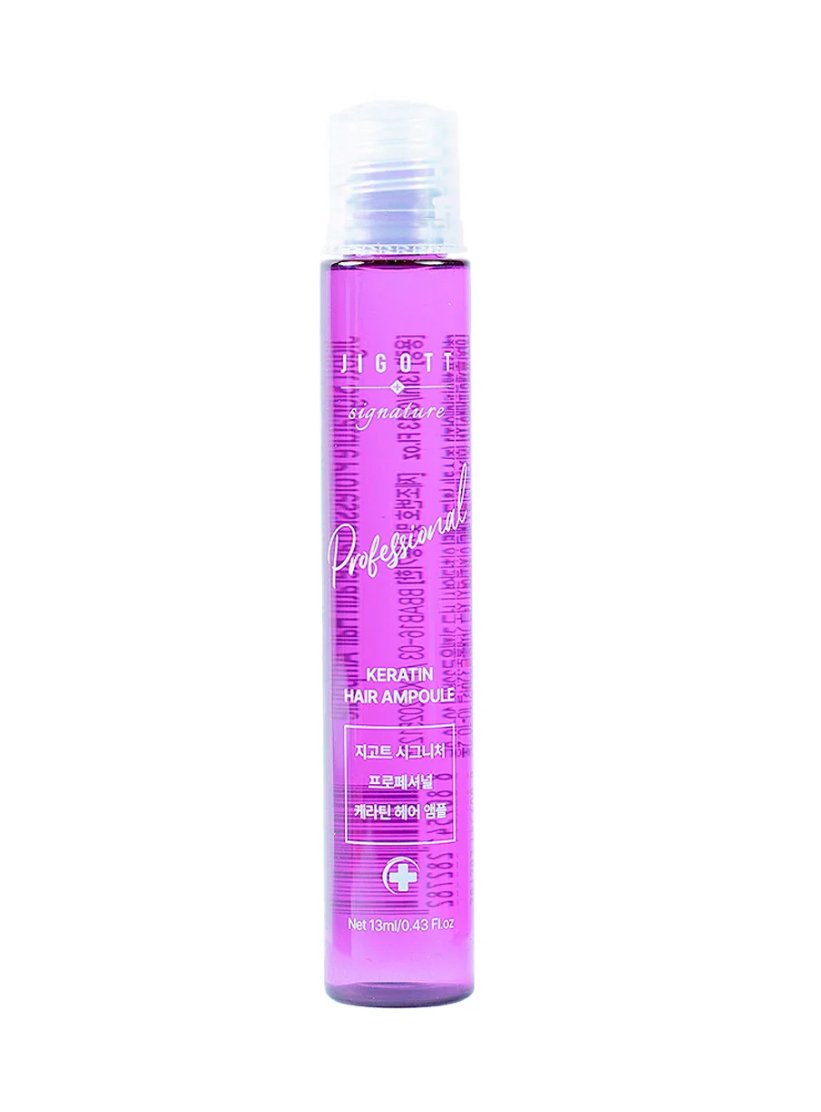 Jigott – Signature Professional Keratin plaukų ampulės pažeistiems plaukams, 13ml